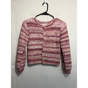 Rylee + Cru pink multi-stripe Cheyenne cardigan Size 8-9 Y